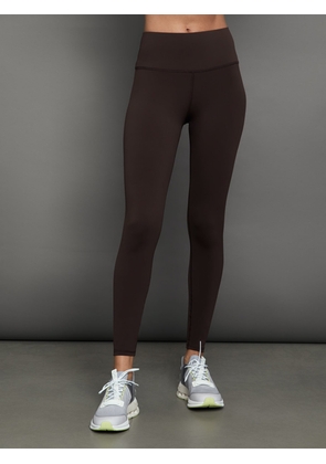 Carbon38 High Rise Full-length Legging In Diamond Compression - Java - Size S