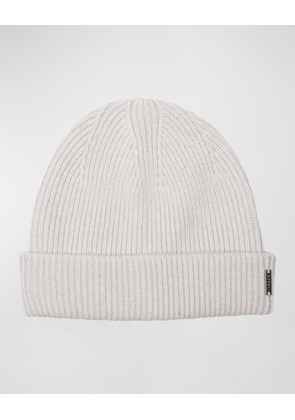 Wool Rib-Knit Beanie