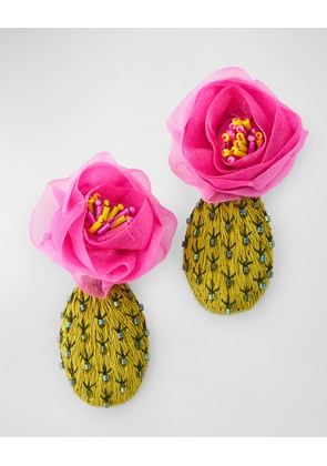 Cactus Flower Earrings