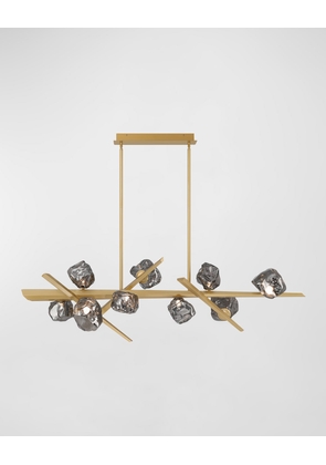 Thorah 9-Light LED Golden Chandelier