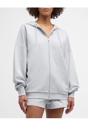 Zoya Organic Cotton Zip-Front Hoodie