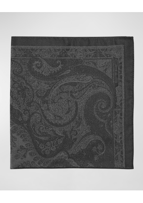 Men's Tonal Paisley Pocket Square