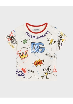 Kid's Art Doodle-Inspired T-Shirt, Size 12M-30M