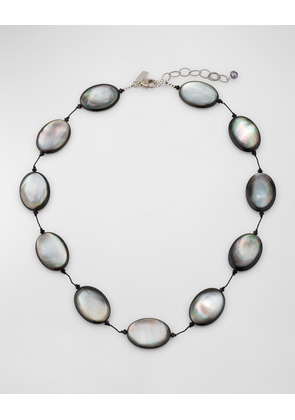 Tahitian Mother-of-Pearl and Sterling Silver Necklace