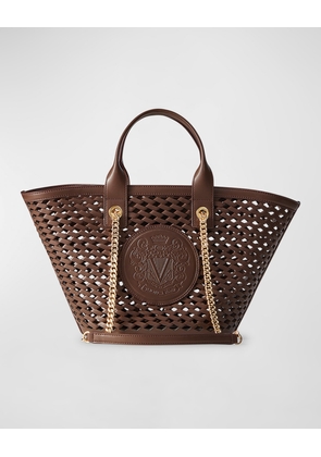 The Crest Small Cutout Market Tote Bag