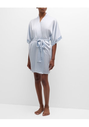 Bijoux Short Silk Robe