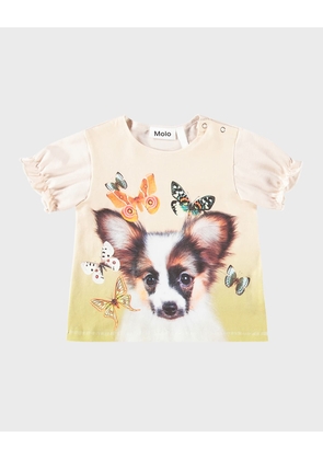 Girl's Eline Graphic Dog T-Shirt, Size 6M-2