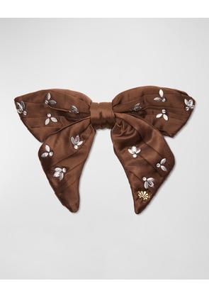 Honeybee Embellished Bow Barrette