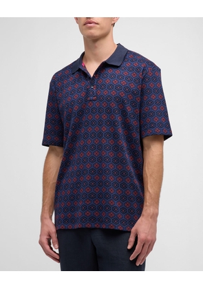 Men's Jacquard Polo Shirt