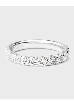 Platinum Odessa Diamond Band, Size 5, 0.75tcw