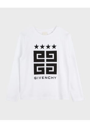 Boy's 4G Logo-Print T-Shirt, Size 8-14