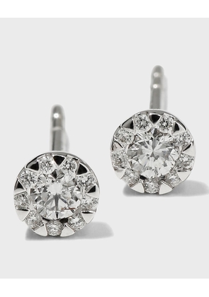 18k White Gold Diamond Bouquet Stud Earrings, 0.20tcw