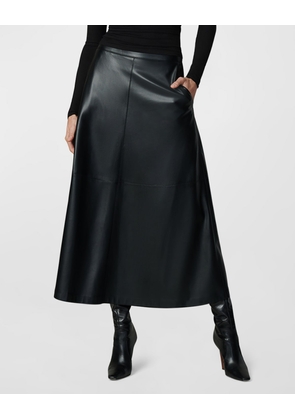 The Tavi Vegan Leather Maxi Skirt