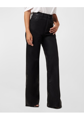 The Mia Petite Coated Jeans