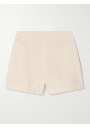 Lisa Marie Fernandez - Woven Shorts - Ivory - 1,2,3,4