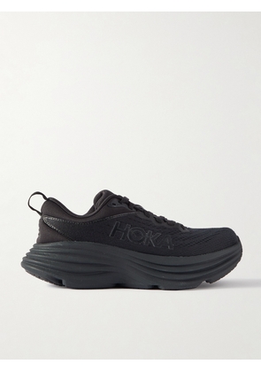 Hoka One One - Bondi 8 Rubber-trimmed Mesh Sneakers - Black - US5,US5.5,US6,US6.5,US7,US7.5,US8,US8.5,US9,US9.5,US10,US10.5,US11