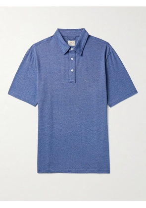 Faherty - Movement Stretch Pima Cotton and Modal-Blend Jersey Polo Shirt - Men - Blue - S