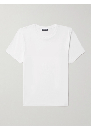 Frescobol Carioca - Lucio Cotton and Linen-Blend Jersey T-Shirt - Men - White - S