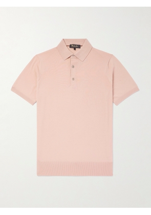 Loro Piana - Wish® Wool Polo Shirt - Men - Pink - IT 48