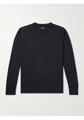 TOM FORD - Slim-Fit Lyocell and Cotton-Blend Jersey T-Shirt - Men - Black - IT 44