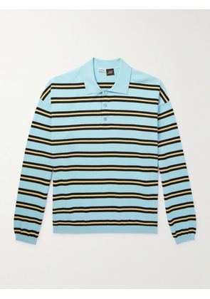 LOEWE - Paula's Ibiza Striped Cotton Polo Shirt - Men - Blue - S