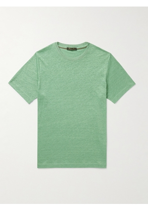 Loro Piana - Linen T-Shirt - Men - Green - L