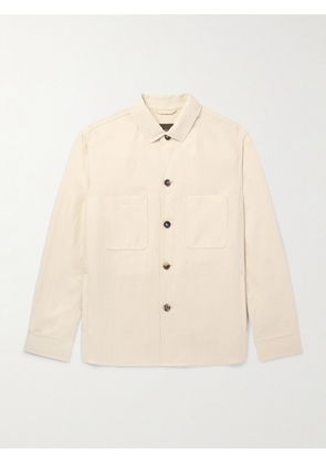 Loro Piana - Evando Linen-Twill Overshirt - Men - Neutrals - S