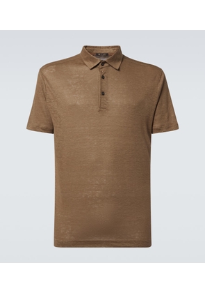 Loro Piana Linen polo shirt