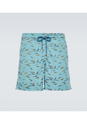 Vilebrequin Mistral embroidered swim trunks