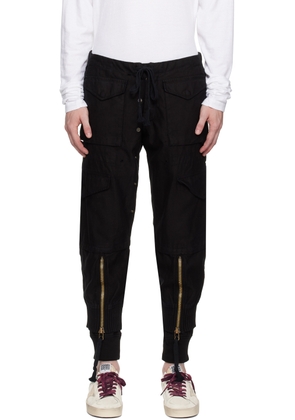 Greg Lauren Black Army Jacket Cargo Pants