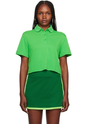 Outdoor Voices Green Birdie Polo