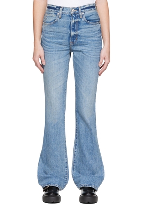 SLVRLAKE Blue High-Rise Bootcut Jeans