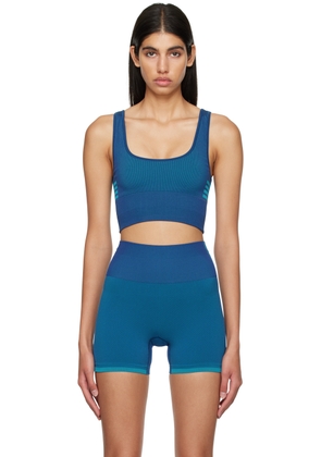 Outdoor Voices Blue Longline Sport Bra