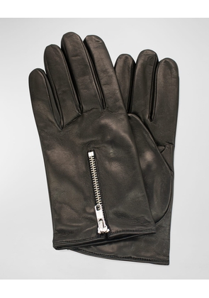 Men's Napa Leather Gloves with Zipper