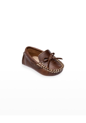 Boy's Driver Leather Loafers, Baby