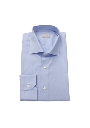 Bagutta Light Blue Cotton Shirt - L