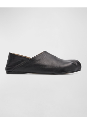 Men's Paw Leather Slipper Loafers