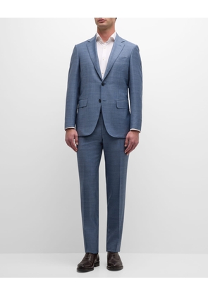 Men's Heathered Wool Suit