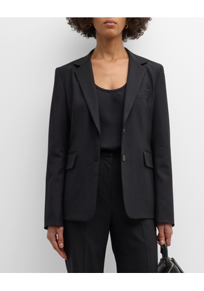 Copain Single-Breasted Seasonless Wool Blazer