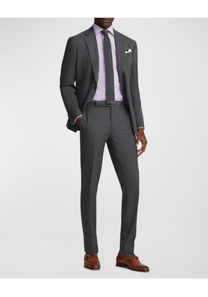 Men's Kent Hand-Tailored Glen Plaid Suit