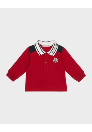 Boy's Logo-Print Polo Shirt, Size 6M-3