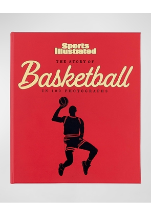 'The Story of Basketball in 100 Photographs' Leather-Bound Book by Sports Illustrated