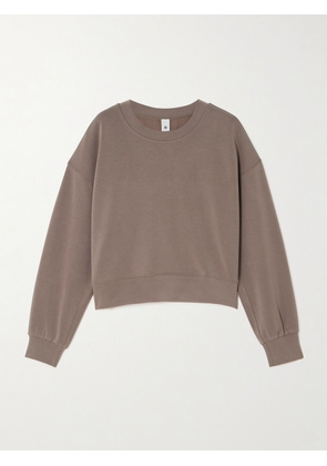 lululemon - Softstreme™ Perfectly Oversized Cropped Crew - Brown - US2,US4,US6,US8,US10,US12,US14,US16