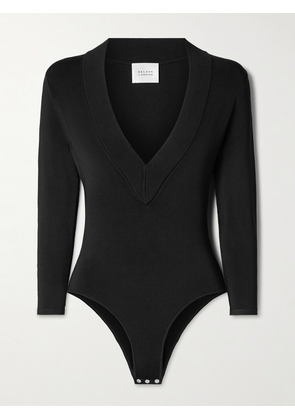 Galvan - Sasha Stretch-knit Bodysuit - Black - x small,small,medium,large,x large