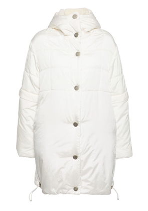 CHANEL Pre-Owned 2000 Sport Line puffer coat - White