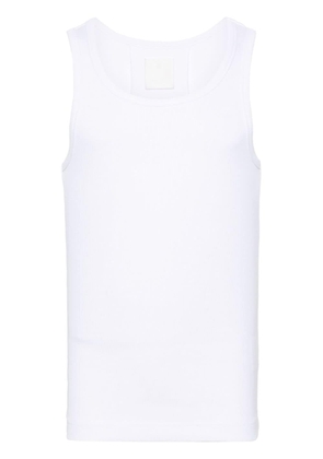 Givenchy ribbed tank top - White