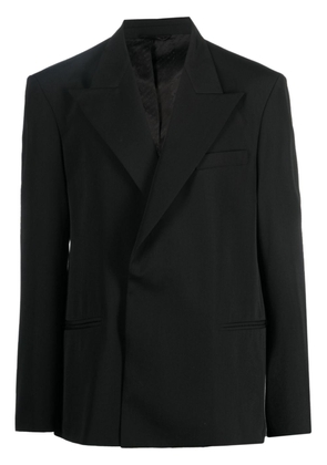 Acne Studios peak-lapel double-breasted balzer - Black