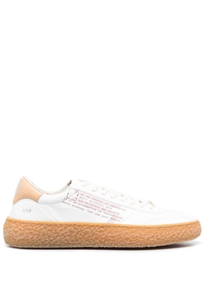 Puraai text-print sneakers - White