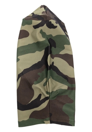 VETEMENTS camouflage-pattern mask - Green