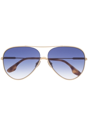 Victoria Beckham VB133S pilot-frame sunglasses - Gold